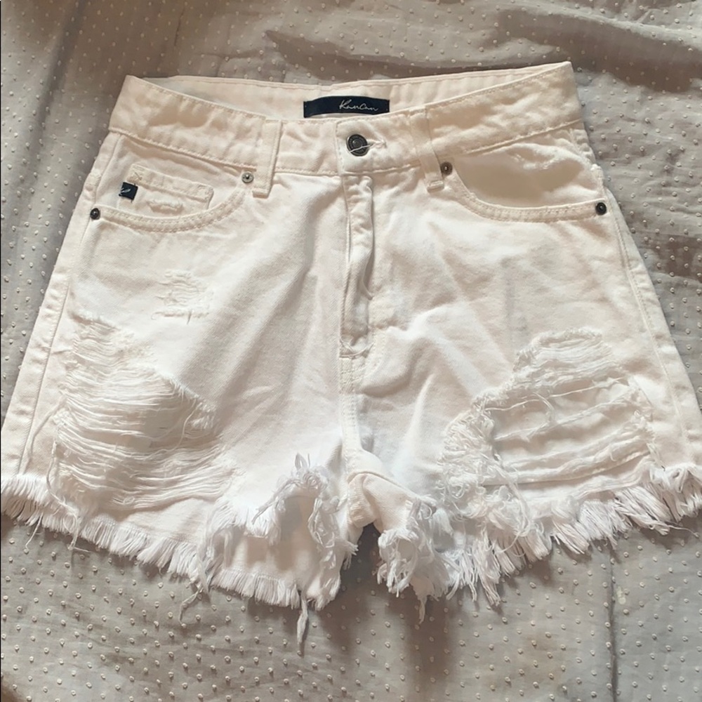 White KanCan shorts. Never worn no tags